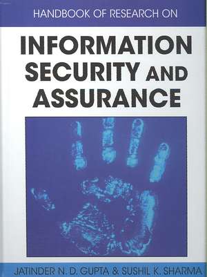 Handbook of Research on Information Security and Assurance de Jatinder N. D. Gupta