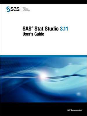 SAS Stat Studio 3.11 de Sas Institute