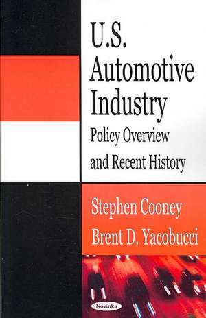 U S Automotive Industry de Stephen Cooney