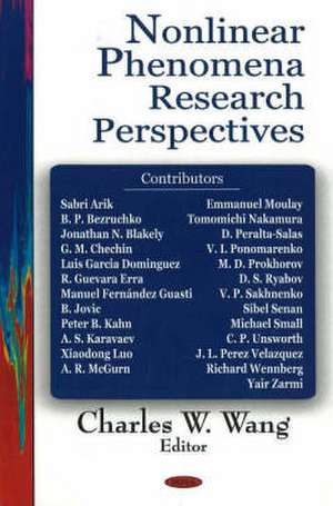 Nonlinear Phenomena Research Perspectives de Charles W. Wang