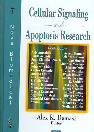 Cellular Signaling and Apoptosis Research de Alex R. Demasi