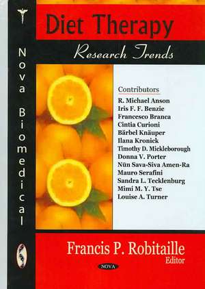 Diet Therapy Research Trends de Alicia P. Willis