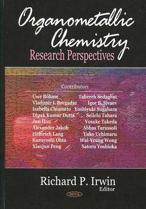 Organometallic Chemistry de Richard P. Irwin