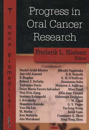 Progress in Oral Cancer Research de Frederik L. Nielsen