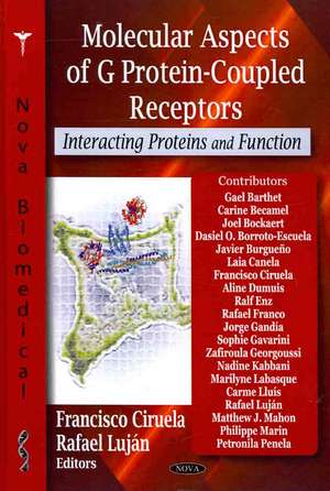 Molecular Aspects of G Protein-Coupled Receptors de Franciso Ciruela