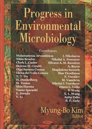 Progress in Environmental Microbiology de Myung-Bo Kim