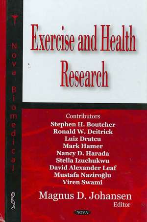 Exercise and Health Research de Magnus D. Johansen