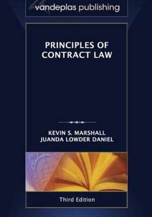 Principles of Contract Law, Third Edition 2013 - Paperback de Kevin S. Marshall