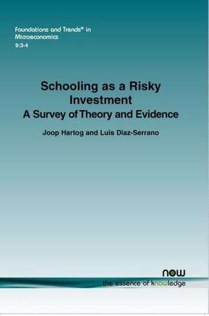 Schooling as a Risky Investment de Joop Hartog