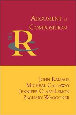 Argument in Composition de John Ramage