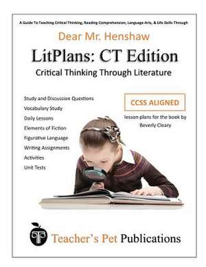 Litplan Lesson Plans, Critical Thinking Edition de Mary B. Collins