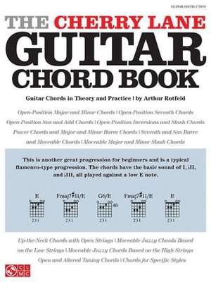 The Cherry Lane Guitar Chord Book: Guitar Chords in Theory and Practice de Arthur Rotfeld