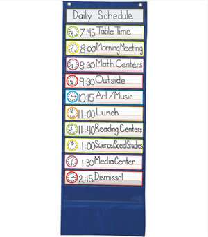 Deluxe Scheduling Pocket Chart de Carson-Dellosa Publishing