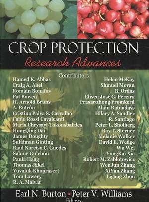 Crop Protection Research Advances de Earl N. Burton