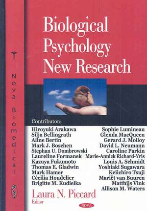 Biological Psychology de Laura N. Piccard