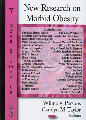 New Research on Morbid Obesity de Wilma V. Parsons