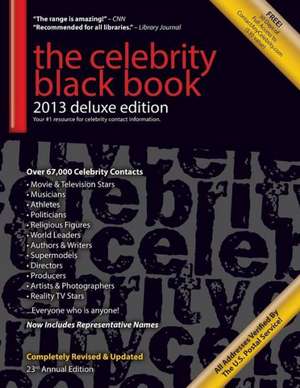 The Celebrity Black Book 2013 de Jordan McAuley