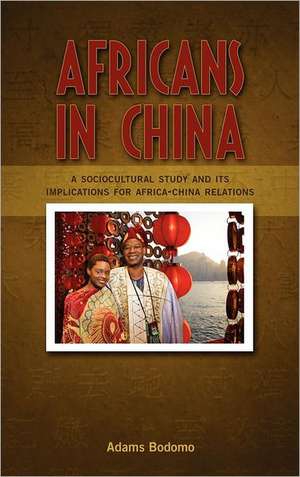 Africans in China: A Sociocultural Study and Its Implications on Africa-China Relations de Adams Bodomo