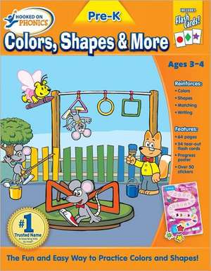 Hooked on Phonics Pre-K Colors, Shapes & More Premium Workbook de Hooked on Phonics