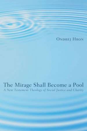 The Mirage Shall Become a Pool: A New Testament Theology of Social Justice and Charity de Ondrej Hron