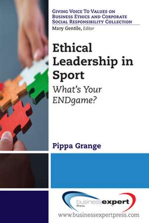 ETHICAL LEADERSHIP IN SPORT de GRANGE