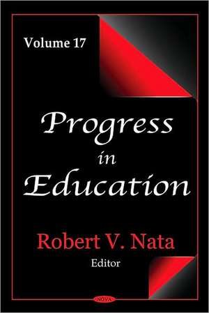 Progress in Education de Robert V. Nata