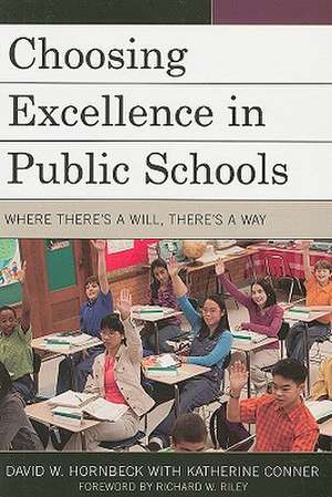 Choosing Excellence in Public Schools de David W. Hornbeck