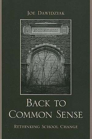 Back to Common Sense de Joe Dawidziak