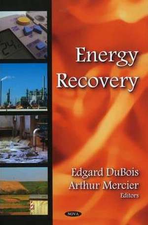 Energy Recovery de Edgard DuBois