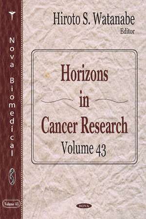 Horizons in Cancer Research de Edward P. Morrison