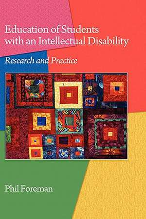 Education of Students with an Intellectual Disability de Phil Foreman