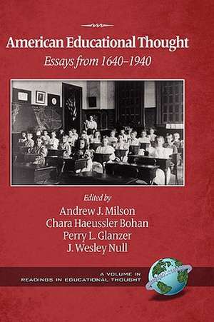American Educational Thought de Chara Haeussler Bohan
