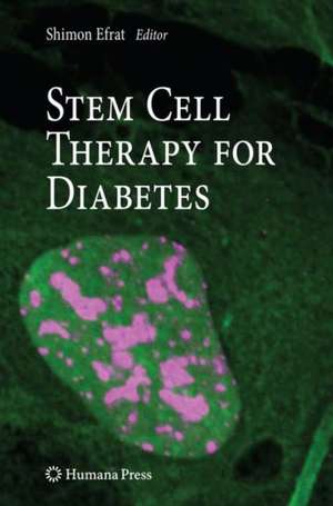 Stem Cell Therapy for Diabetes de Shimon Efrat