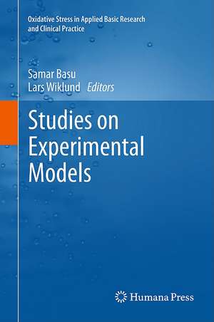 Studies on Experimental Models de Samar Basu