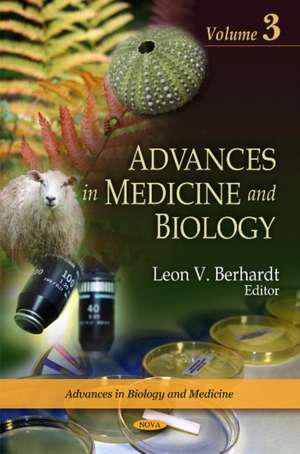 Advances in Medicine and Biology de Leon V Berhardt