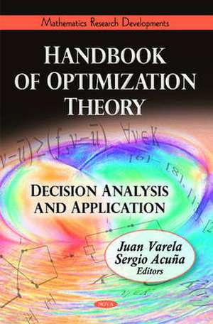 Handbook of Optimization Theory de Juan Varela