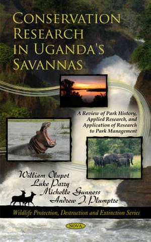 Conservation Research in Uganda's Savannas de William Olupot