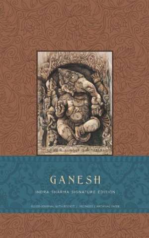 Ganesh Hardcover Ruled Journal (Large): Indra Sharma Signature Edition de Indra Sharma