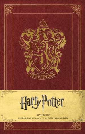 Harry Potter Gryffindor Hardcover Ruled Journal de Warner Bros.