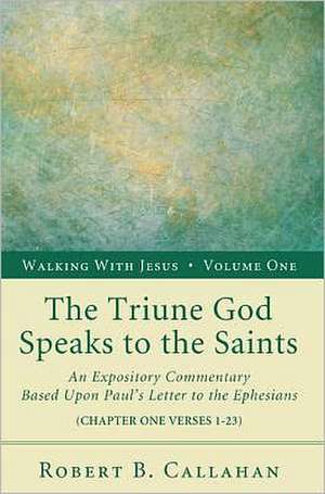 The Triune God Speaks to the Saints: An Expository Commentary Based Upon Paul's Letter to the Ephesians (Chapter One Verses 1-23) de Robert B. Callahan