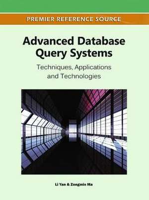 Advanced Database Query Systems de Zongmin Ma