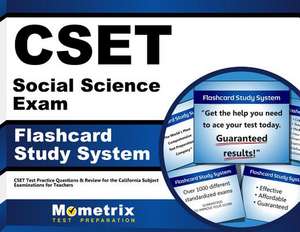 Cset Social Science Exam Flashcard Study System: Cset Test Practice Questions and Review for the California Subject Examinations for Teachers de Cset Exam Secrets Test Prep Team