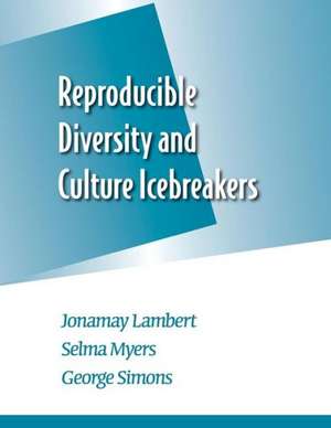 Reproducible Diversity and Culture Icebreakers: The Experimental Sciences de Jonamay Lambert