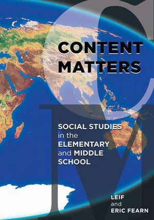 Content Matters de Leif Fearn