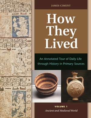 How They Lived: An Annotated Tour of Daily Life through History in Primary Sources [2 volumes] de James Ciment