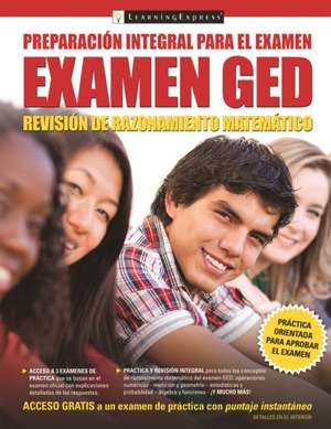 Examen GED Revison de Razonamiento Matematico: Sequel to Beyond the Pulpit de Learning Express