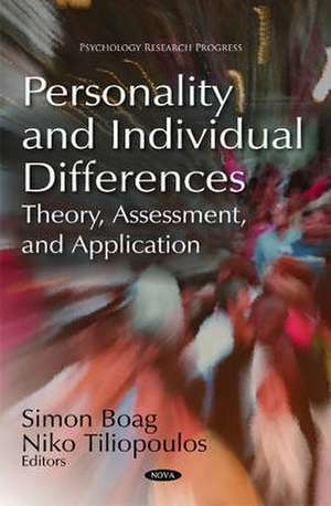 Personality & Individual Differences de Simon Boag