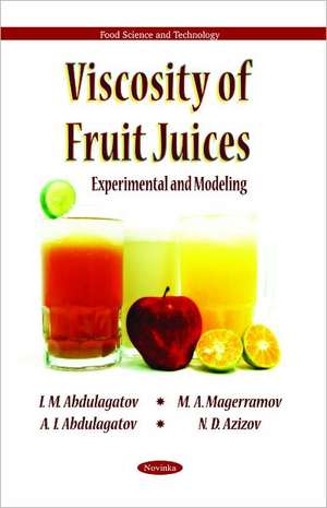 Viscosity of Fruit Juices de I. M. Abdulagatov