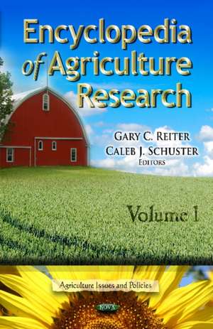 Encyclopedia of Agriculture Research -- 2 Volume Set de Gary C Reiter