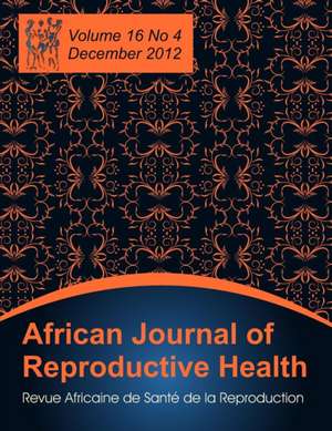 African Journal of Reproductive Health de Friday Okonofua